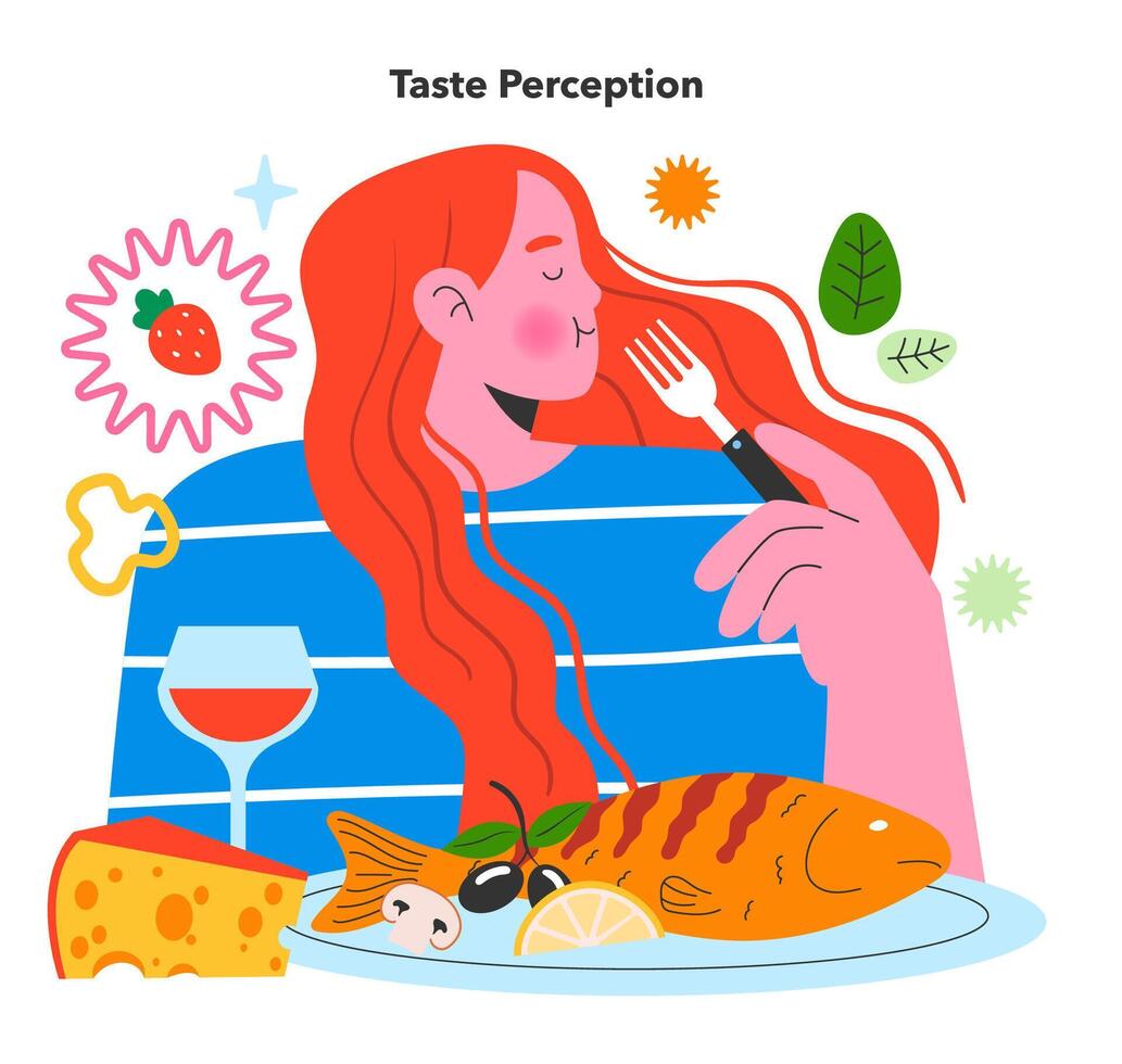 Flavor Reversal. Flat Illustration vector