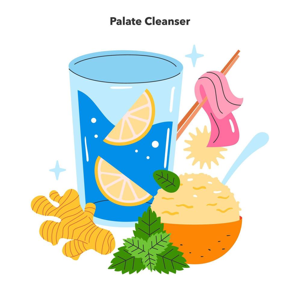 Flavor Reversal. Flat Illustration vector