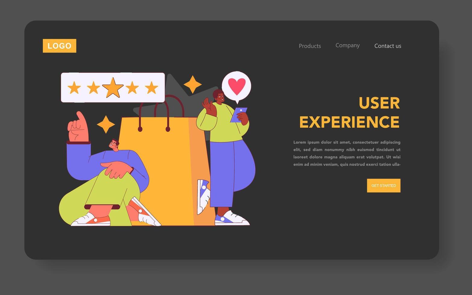 brand trust. Flat Illustration vector