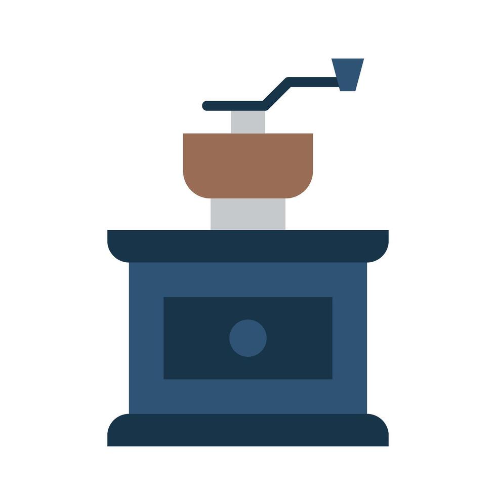 Coffee Grinder Flat Icon Design vector