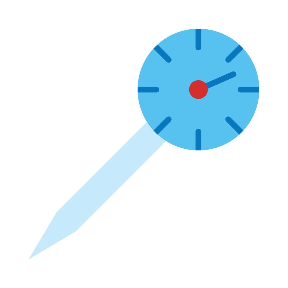 Thermometer Flat Icon Design vector