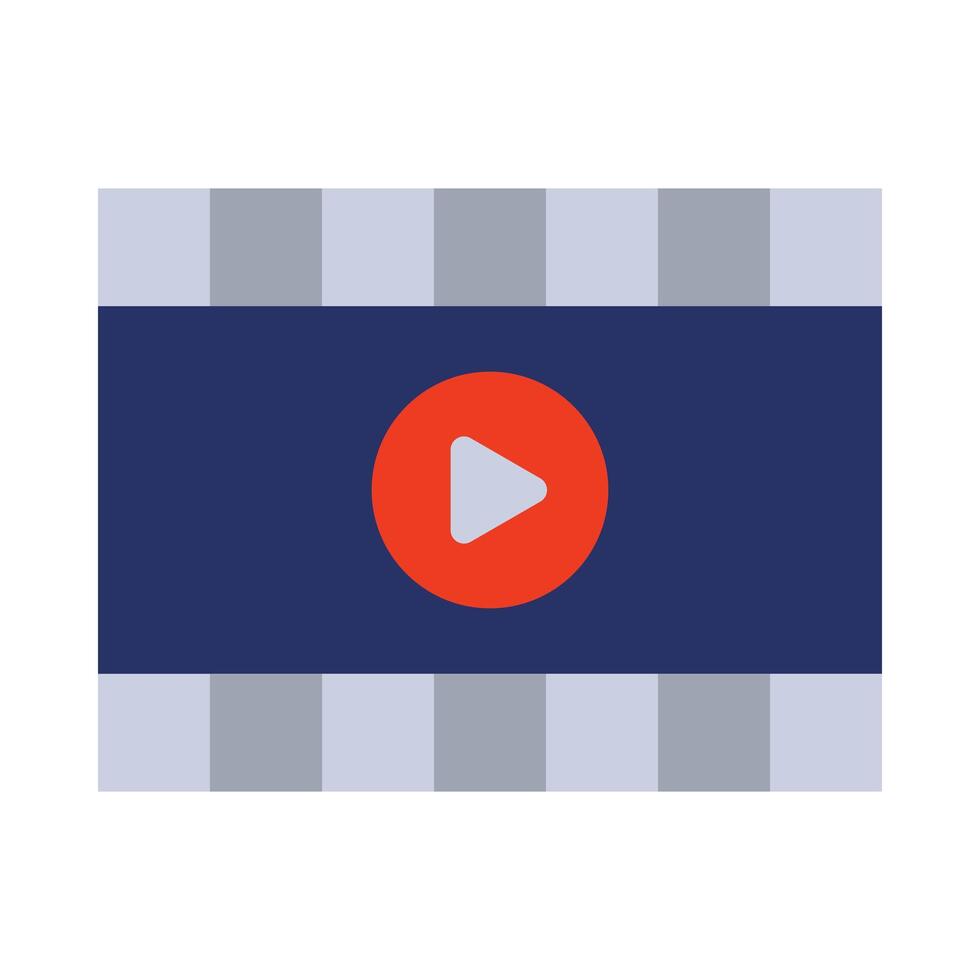 Movie Flat Icon Design vector