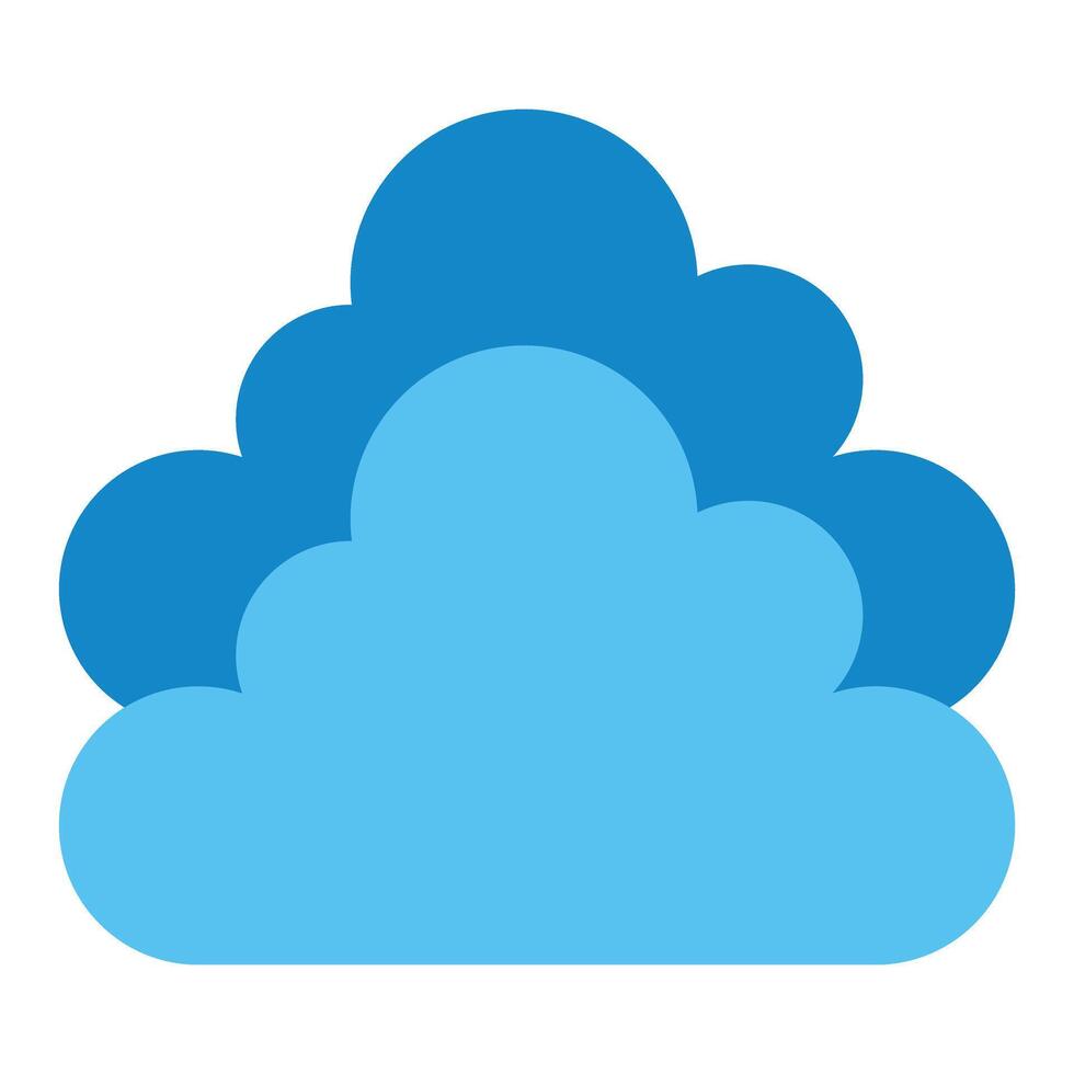 Cloud Flat Icon Design vector
