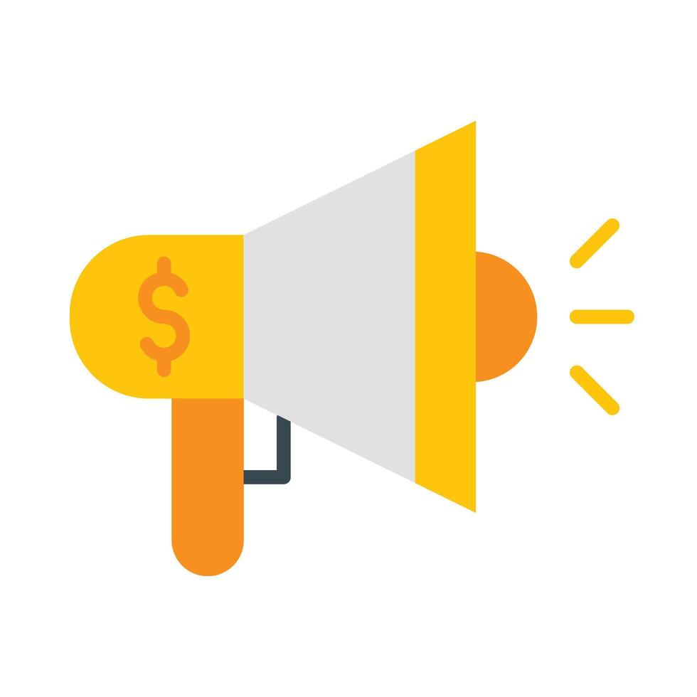 Promotion Flat Icon Design vector
