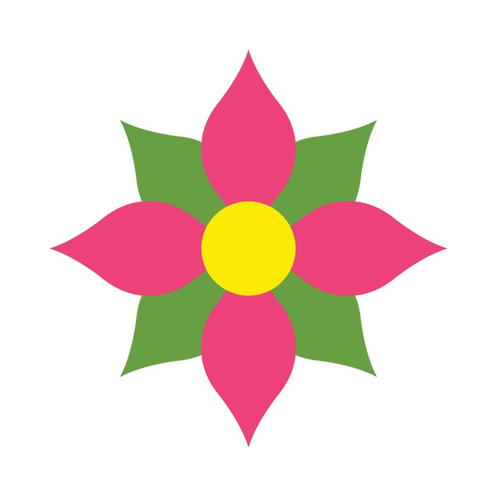 Flower Flat Icon Design vector