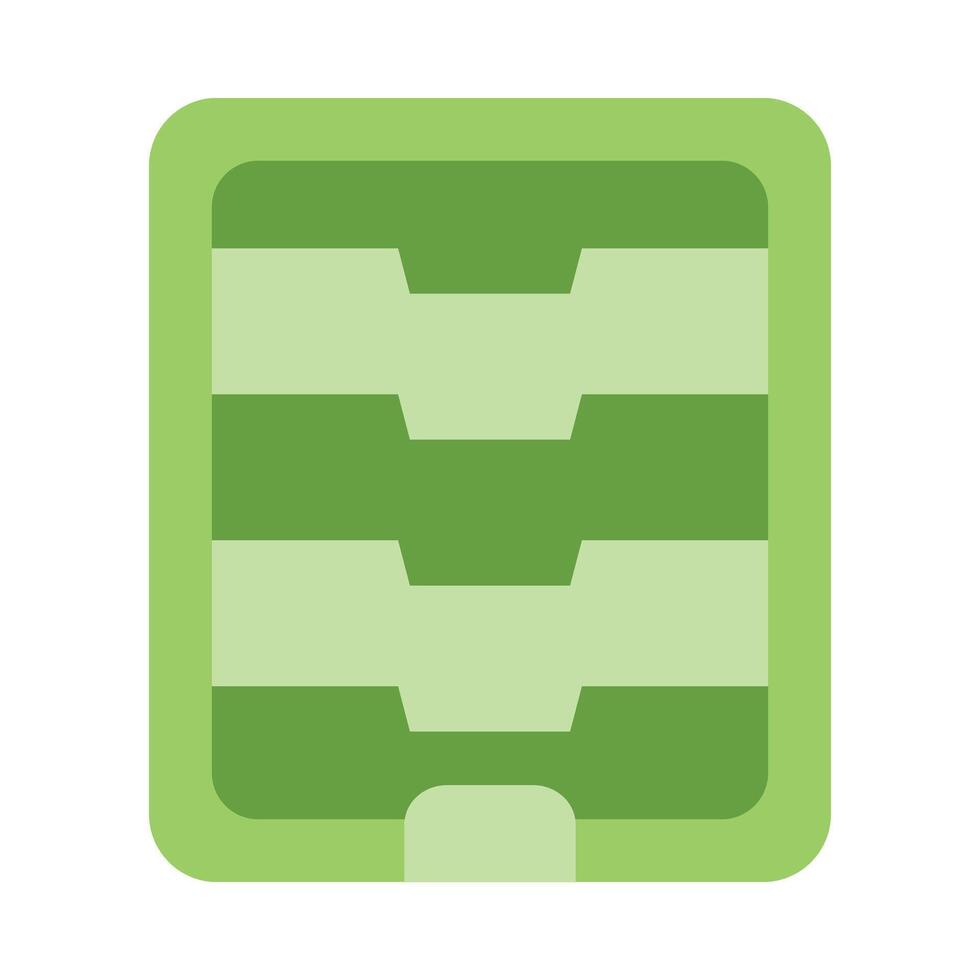 Food Dehydrator Flat Icon Design vector