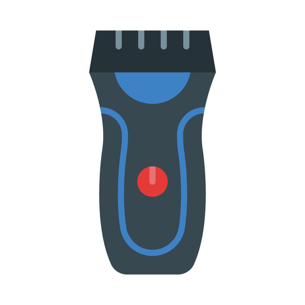 Electric Shaver Flat Icon Design vector