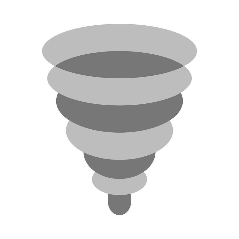 Twister Flat Icon Design vector
