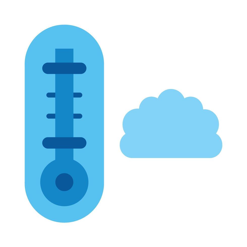 Thermometer Flat Icon Design vector