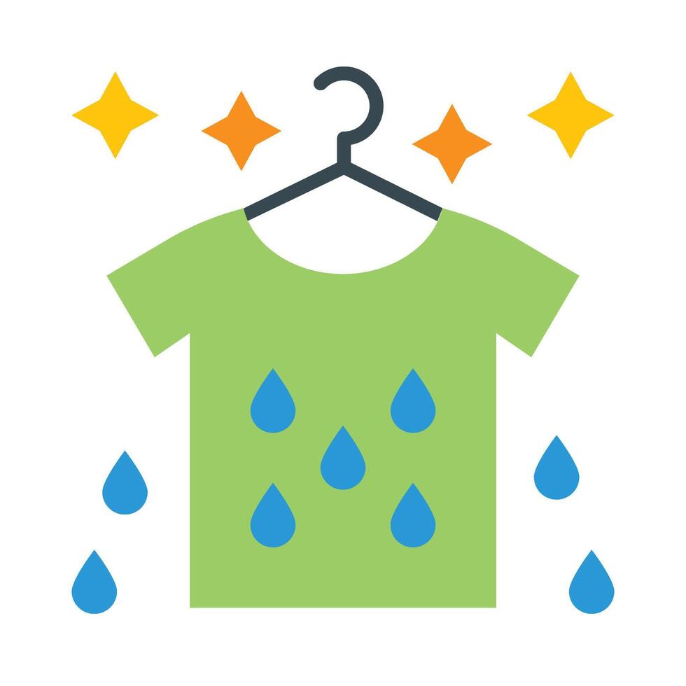 Wet Flat Icon Design vector