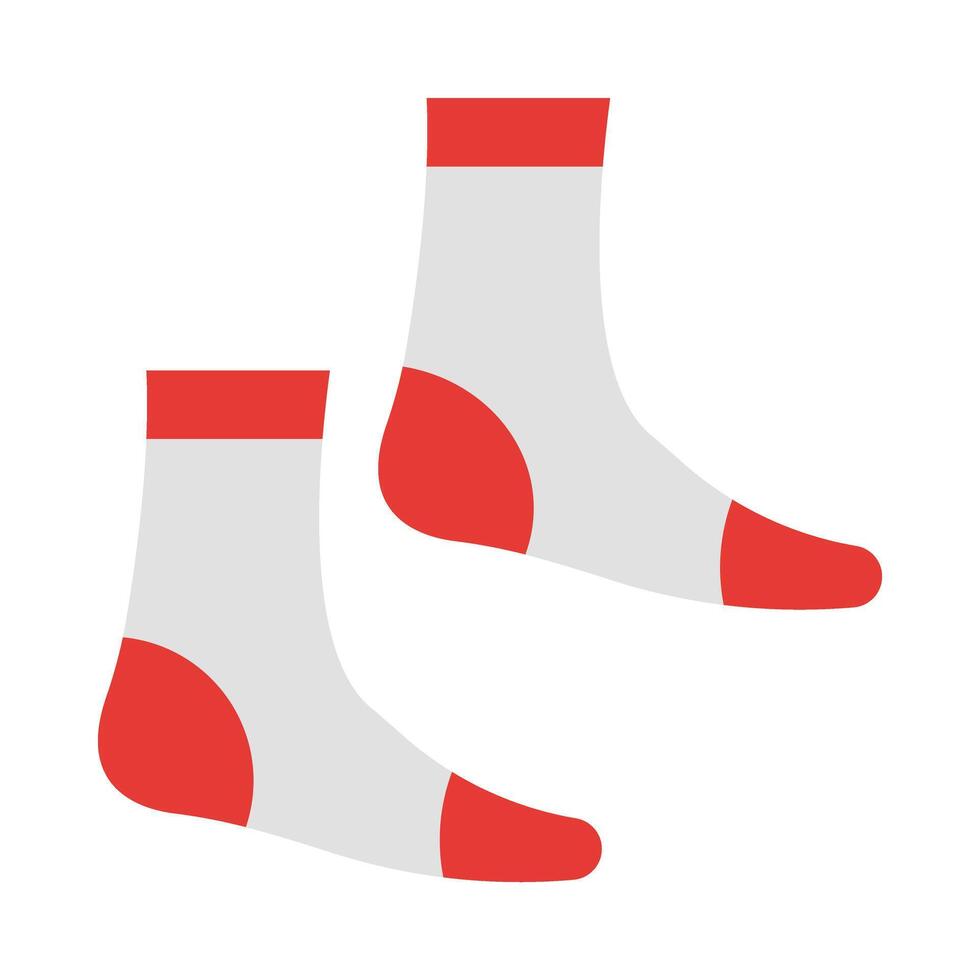 Sock Flat Icon Design vector