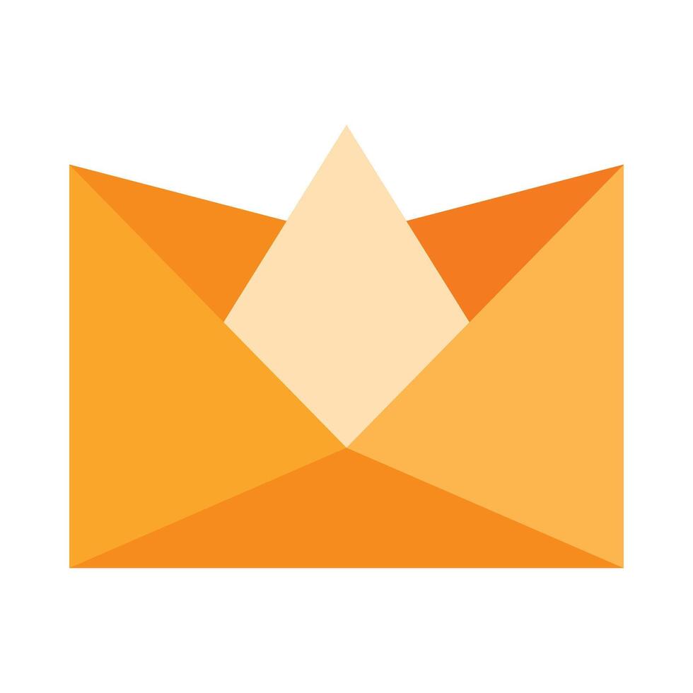 Paper Boat Flat Icon Design vector