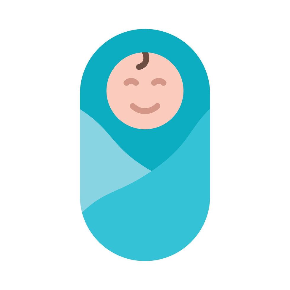 Baby Flat Icon Design vector