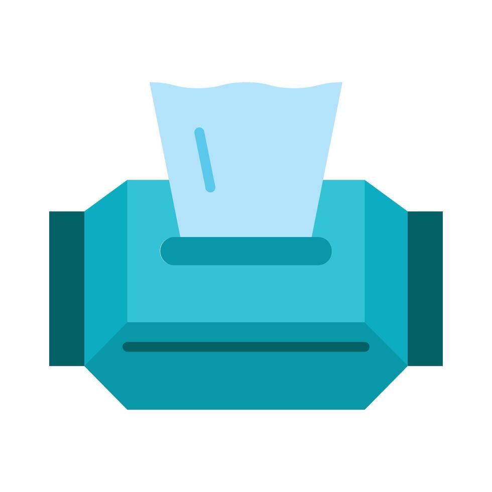 Wipes Flat Icon Design vector