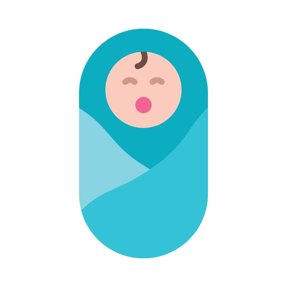 Newborn Flat Icon Design vector