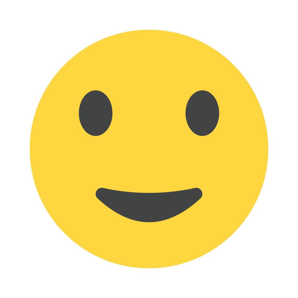 Smile Flat Icon Design vector