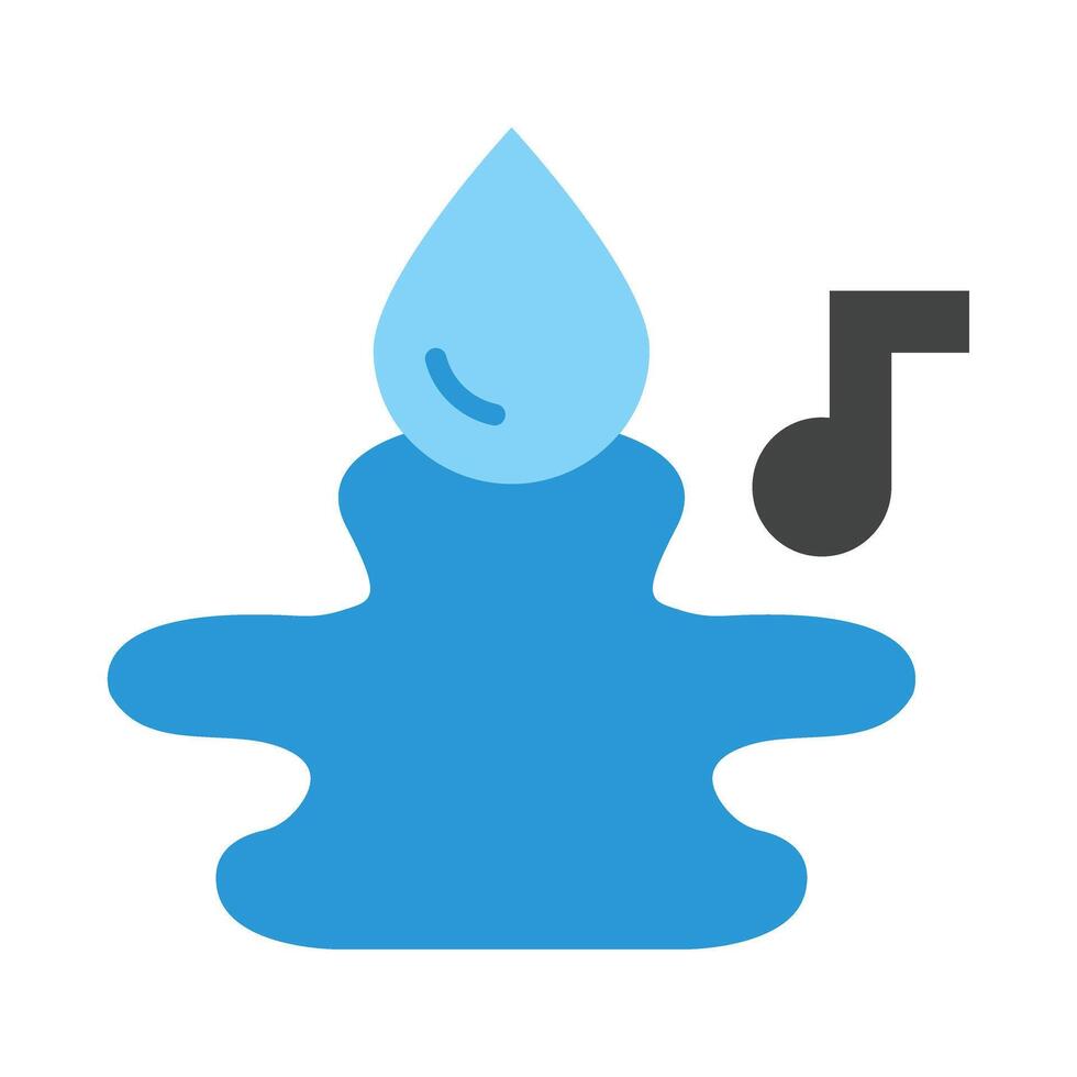 Water Flat Icon Design vector