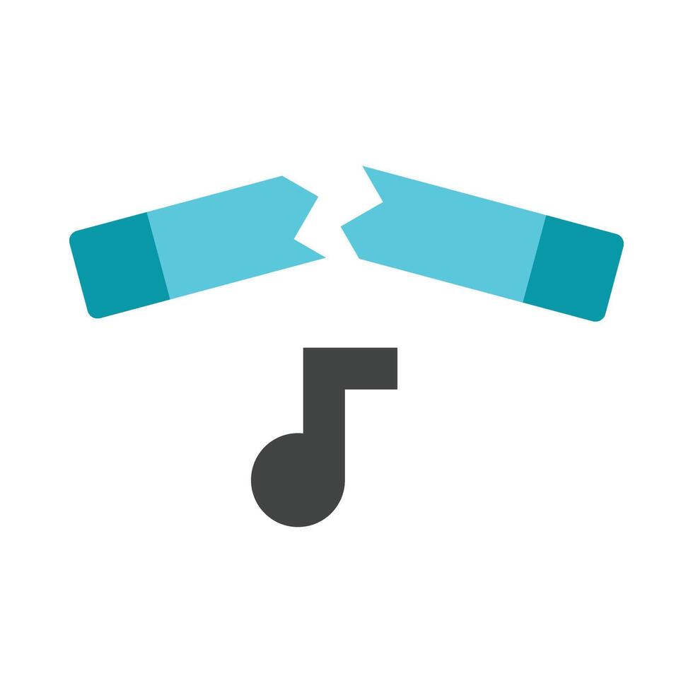 Cracking Flat Icon Design vector
