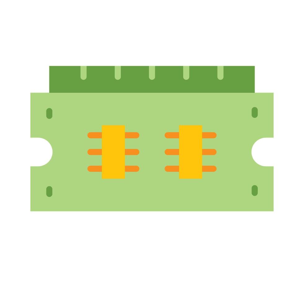 RAM Flat Icon Design vector