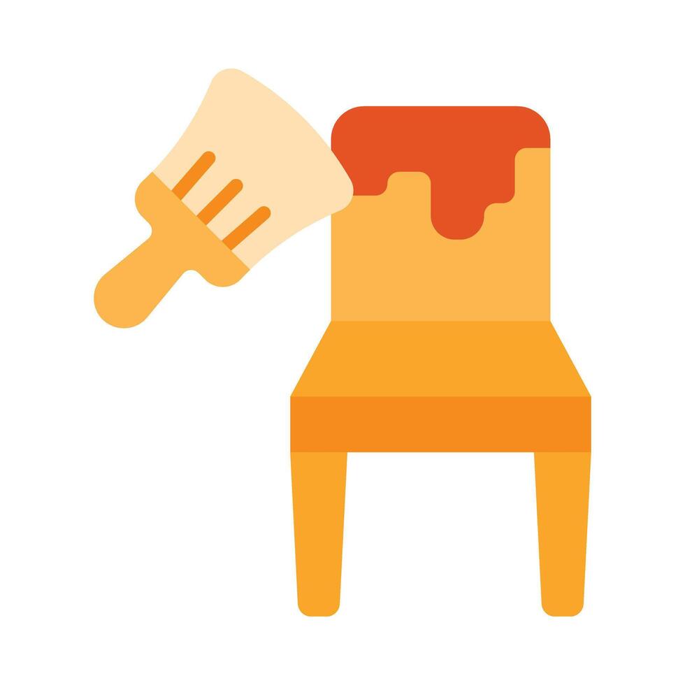 Repainting Flat Icon Design vector