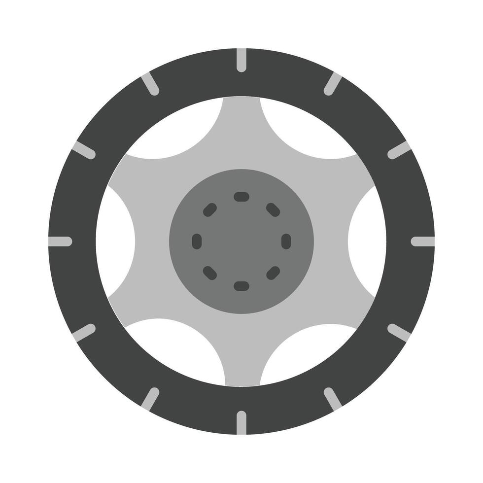 Tire Flat Icon Design vector
