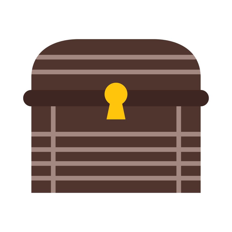 Chest Flat Icon Design vector