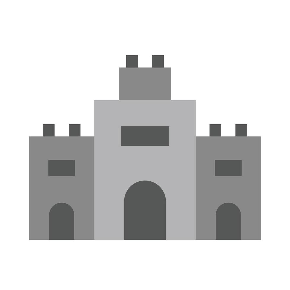 Fort Flat Icon Design vector