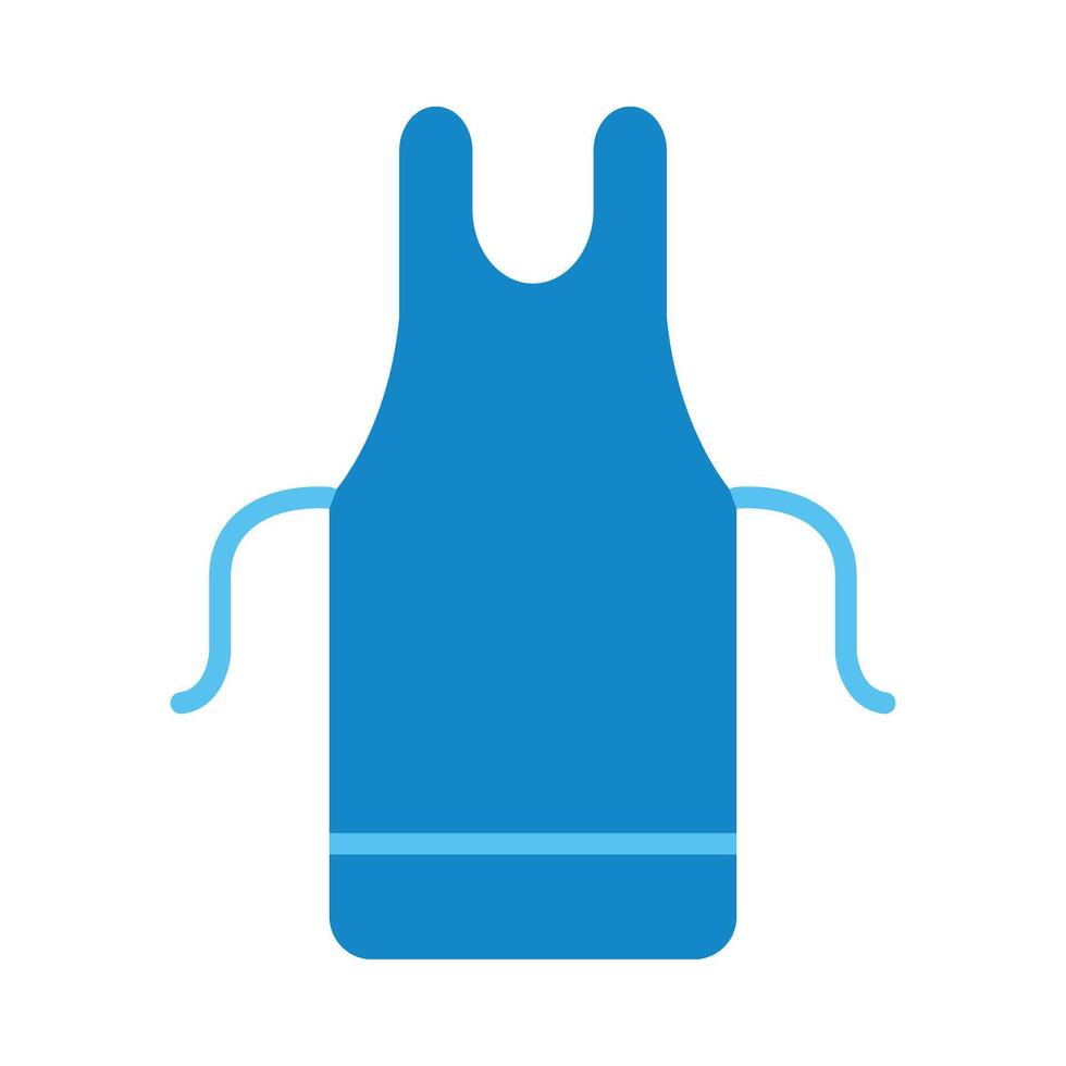 Apron Flat Icon Design vector