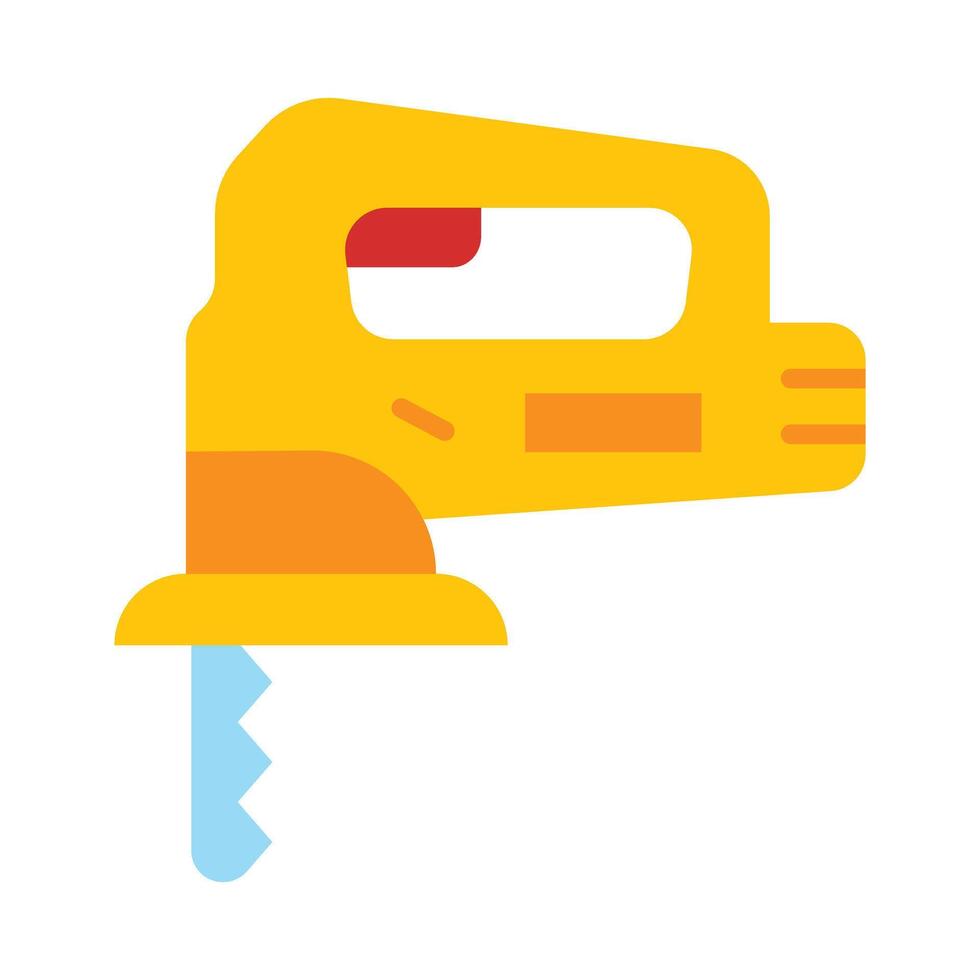 Jagsaw Flat Icon Design vector
