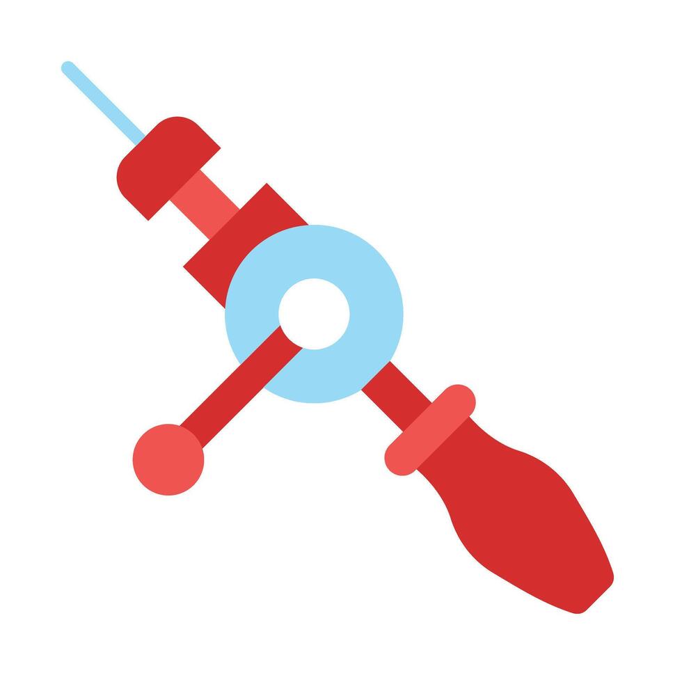 Hand Drill Flat Icon Design vector