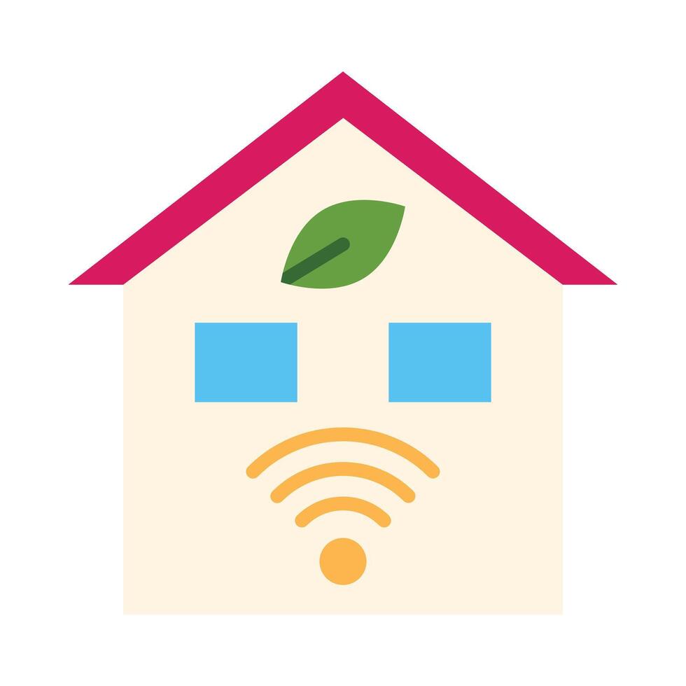 Smart Farm Flat Icon Design vector