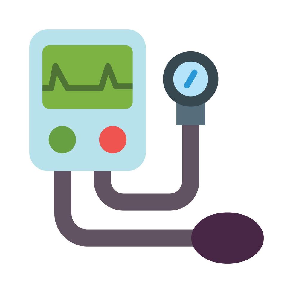 Sphygmomanometer Flat Icon Design vector