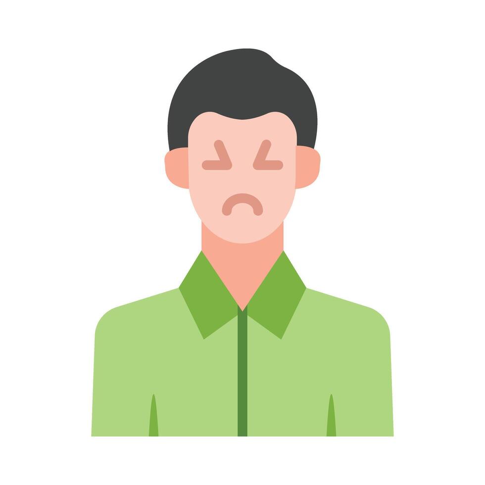 Illness Flat Icon Design vector