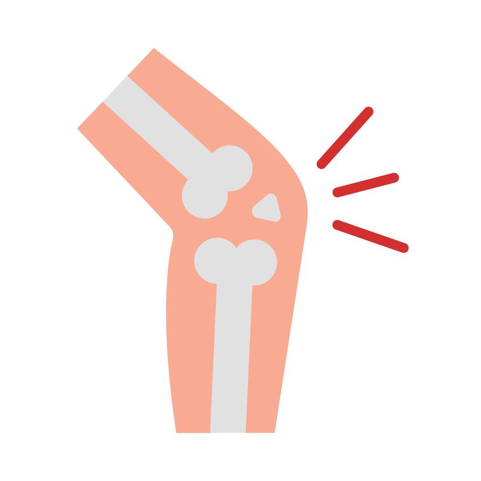 Arthritis Flat Icon Design vector