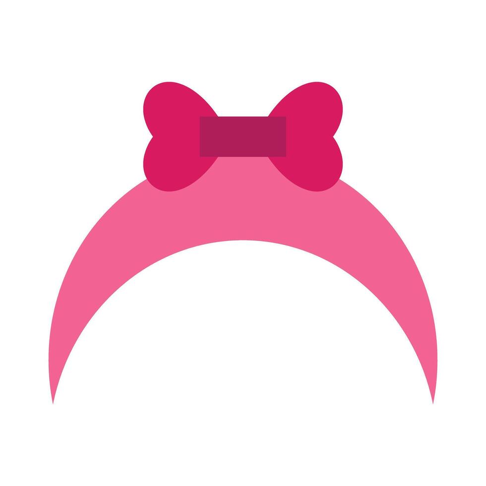 Headband Flat Icon Design vector