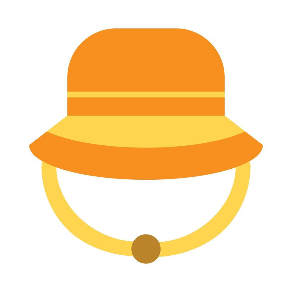 Fisherman Flat Icon Design vector