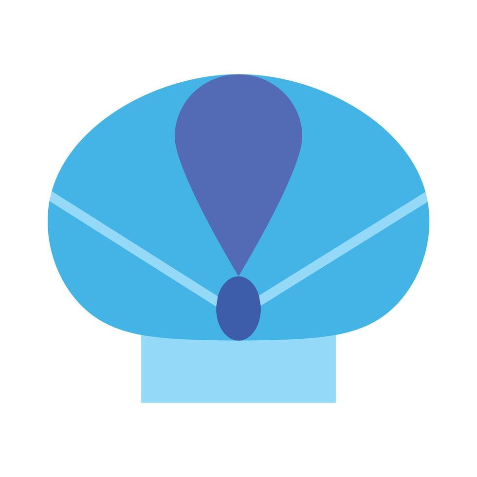 Turban Flat Icon Design vector