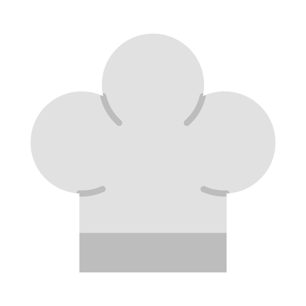 Chef Hat Flat Icon Design vector