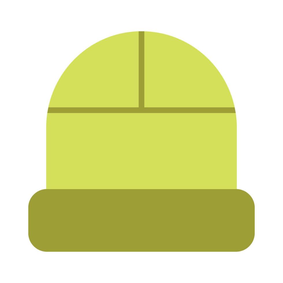 Toque Hat Flat Icon Design vector