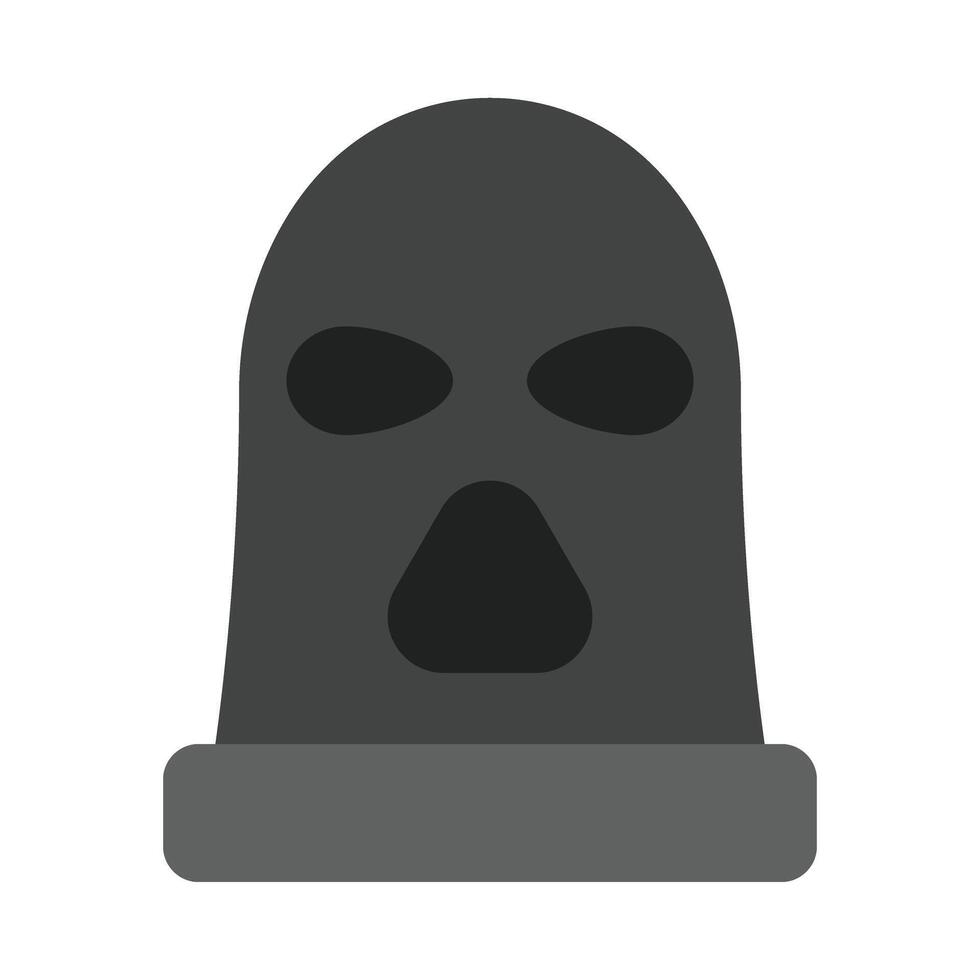 Ski Cap Flat Icon Design vector