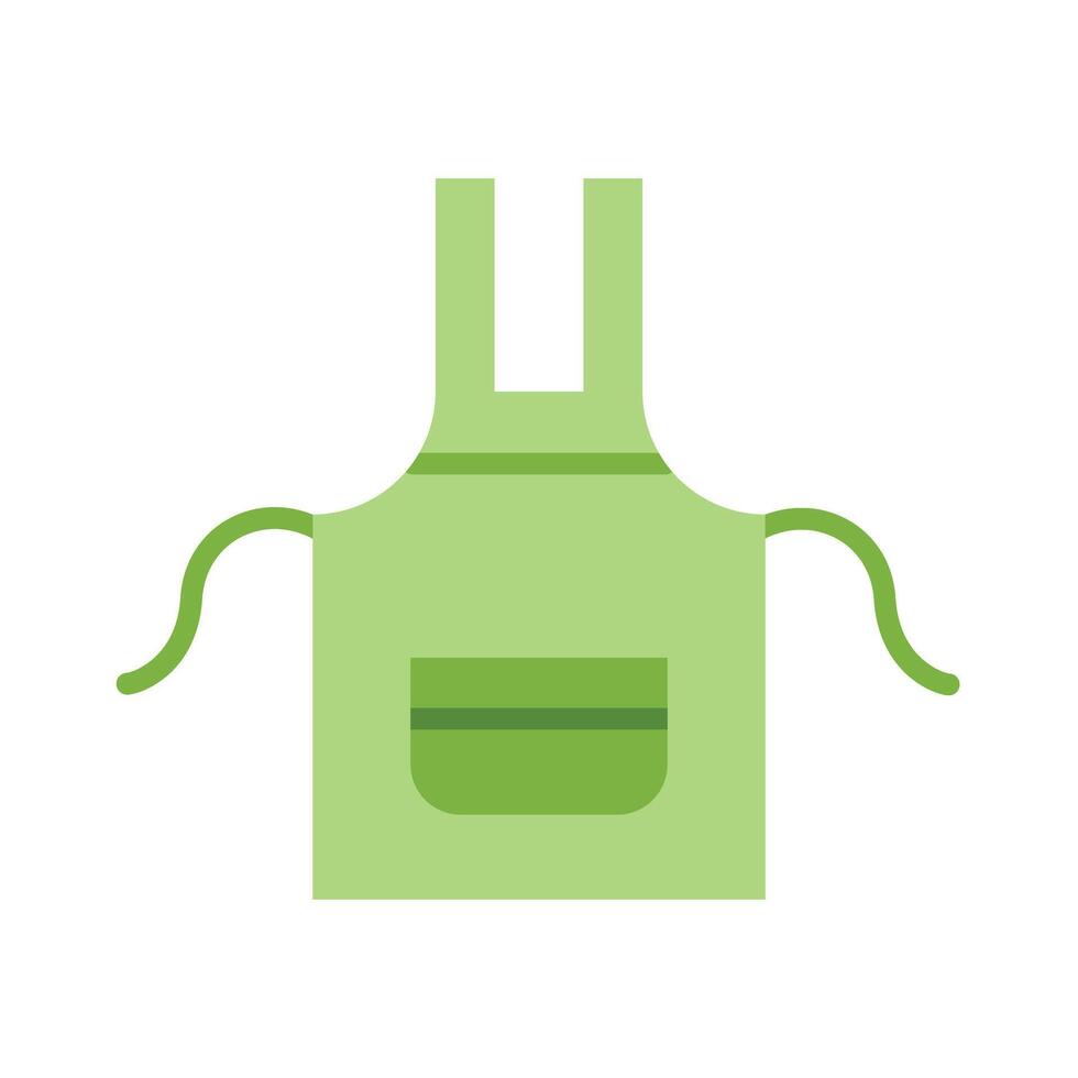 Apron Flat Icon Design vector