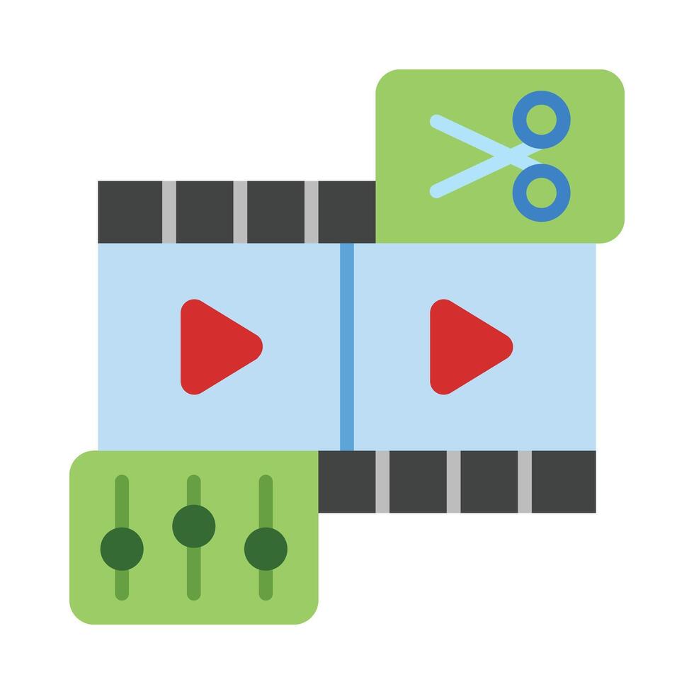 Editing Flat Icon Design vector