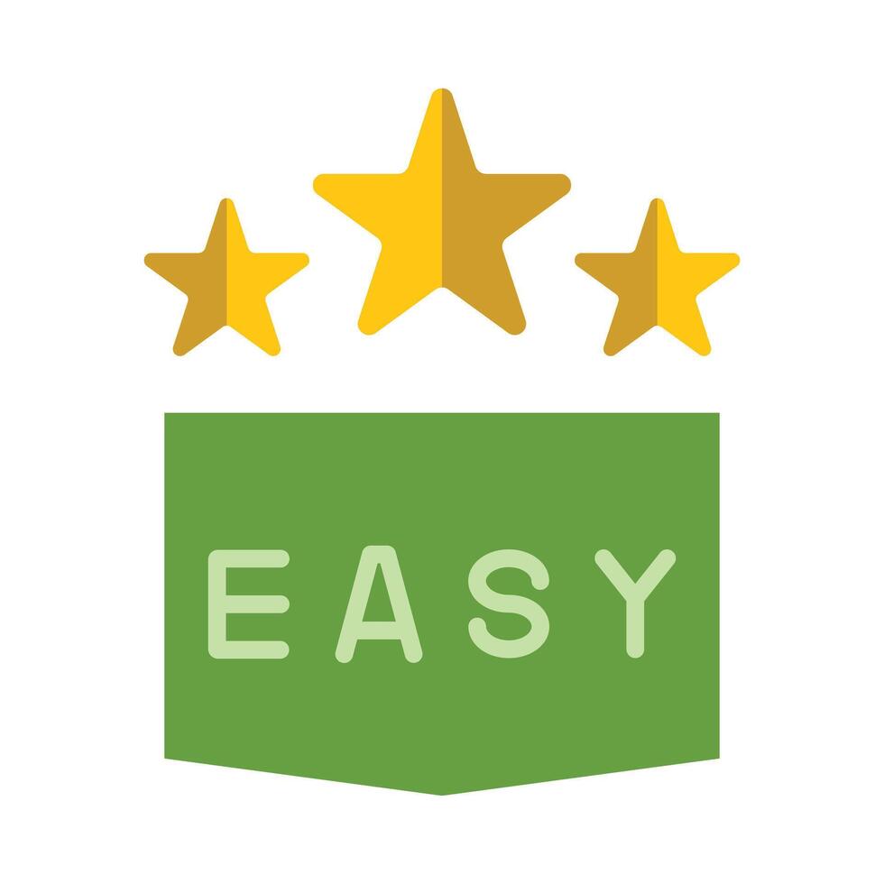 Easy Flat Icon Design vector