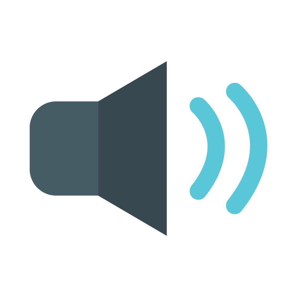 Sound Flat Icon Design vector