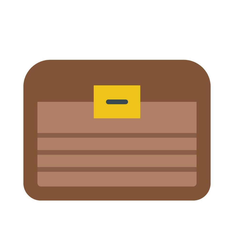 Chest Flat Icon Design vector