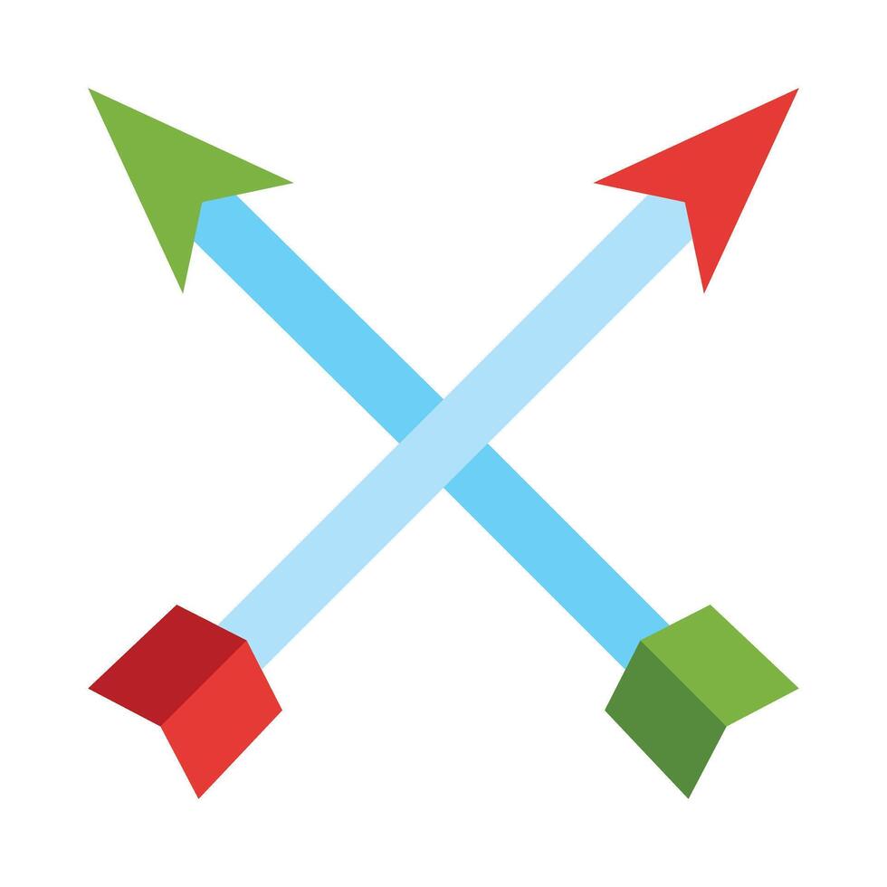 Arrows Flat Icon Design vector