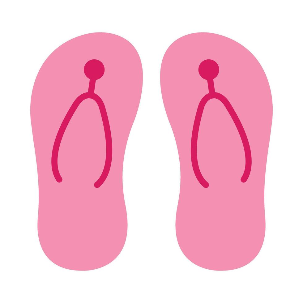 Flip Flop Flat Icon Design vector