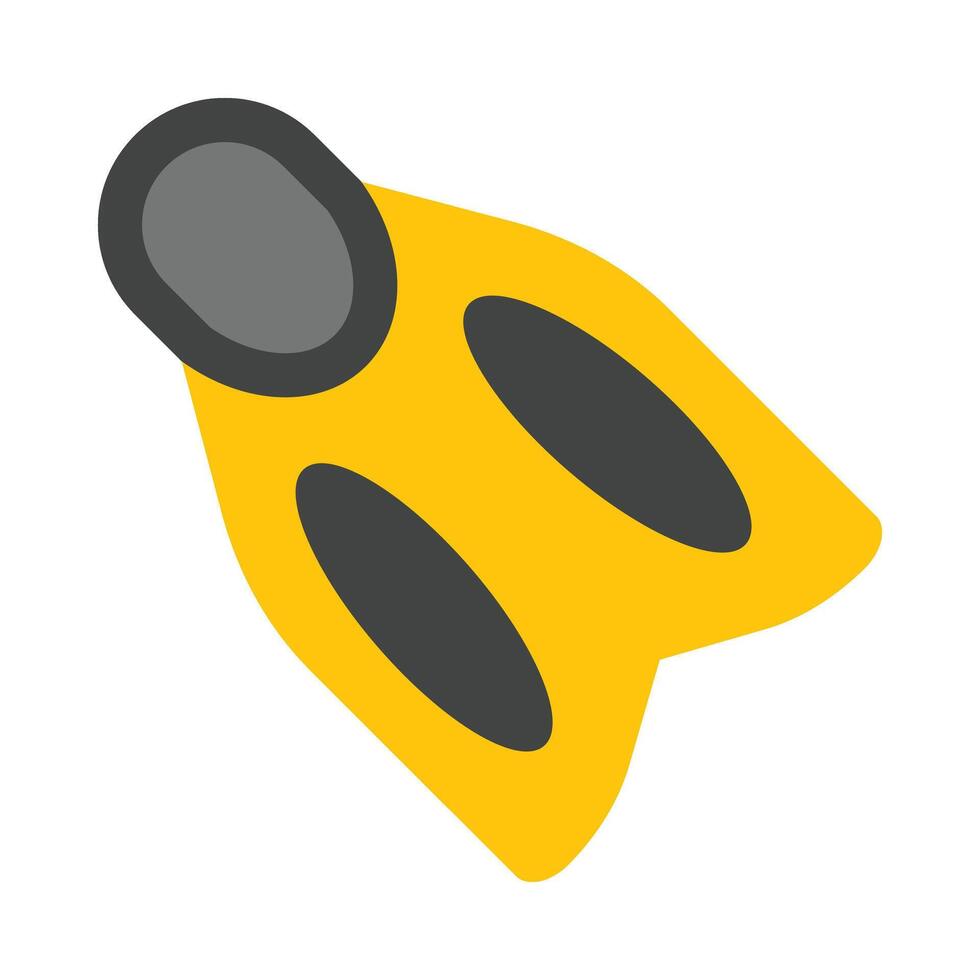 Flippers Flat Icon Design vector
