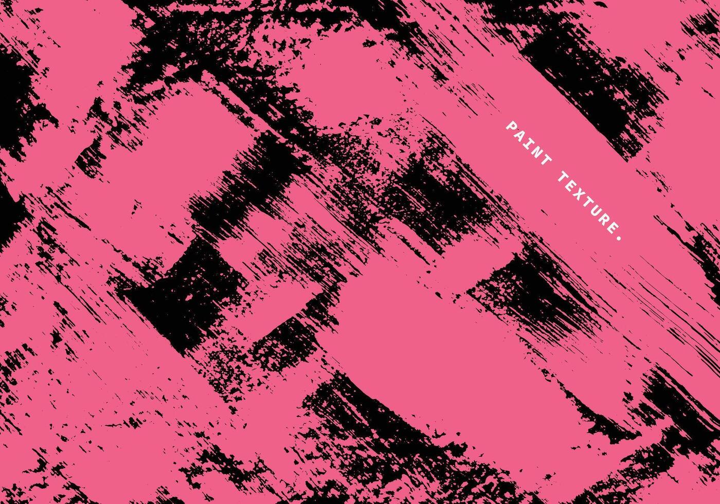 Pink paint texture background. Abstract grunge painting backdrop. Rough brush strokes graphic element. For layout, poster, banner, flyer, or brochure. vector