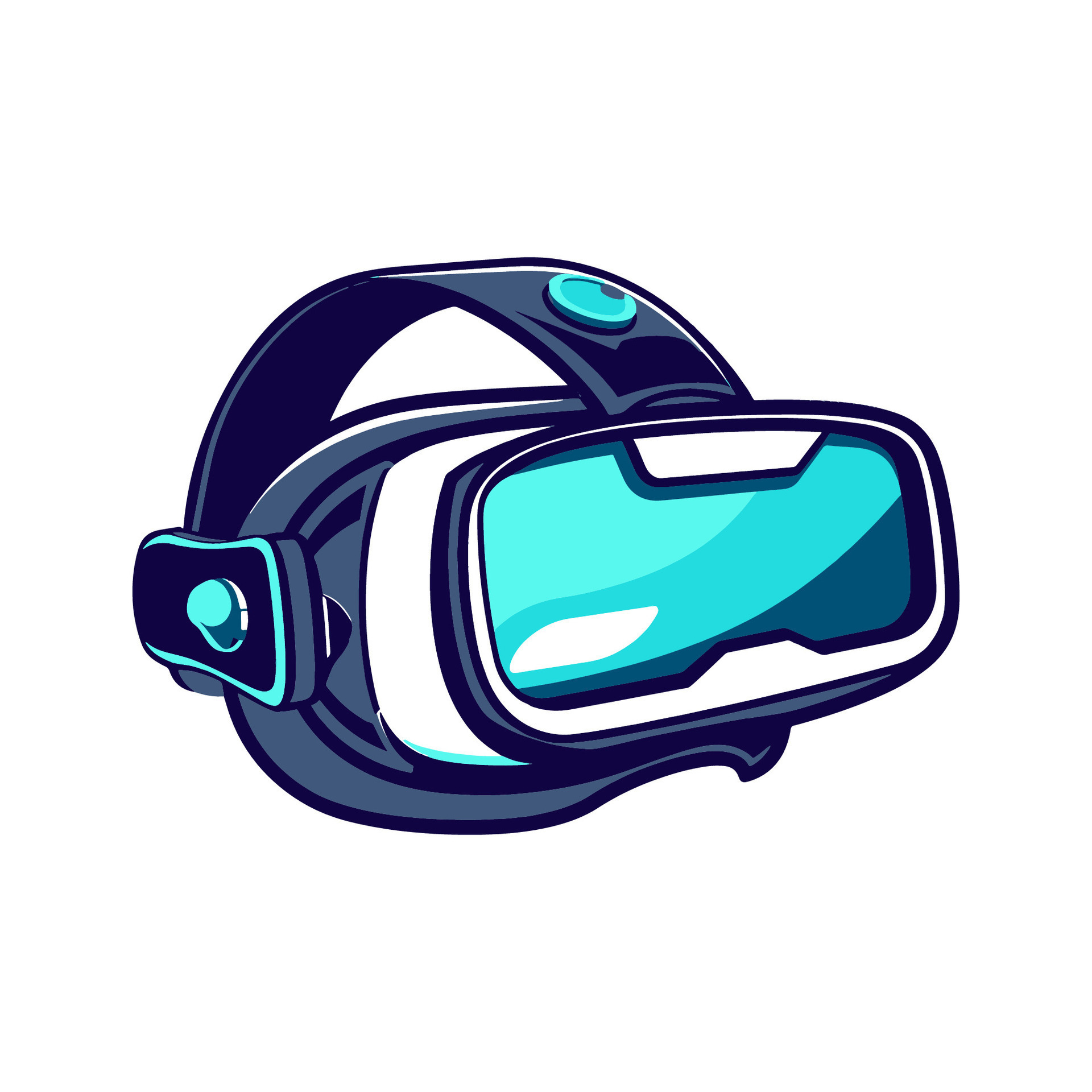 A VR headset 46912777 Vector Art at Vecteezy
